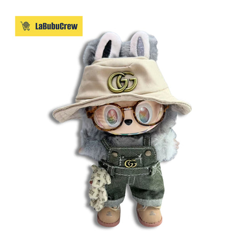 LabubuCrew Handmade 5-Piece Outfit Set – Eclectic Luxury Edition（Clothes Only）