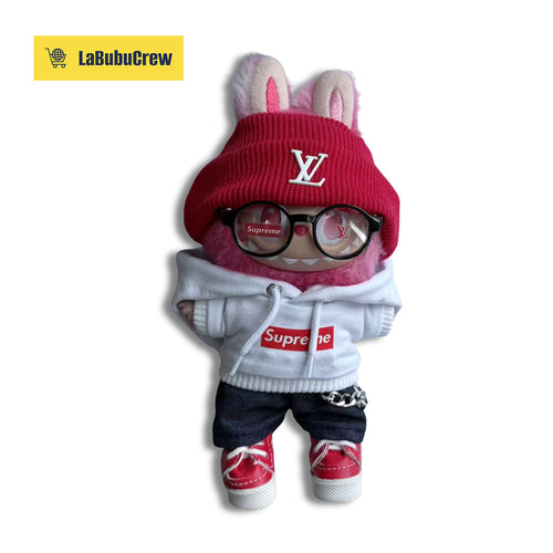 LabubuCrew Handmade 5-Piece Outfit Set – Metropolitan Classic Edition（Clothes Only）