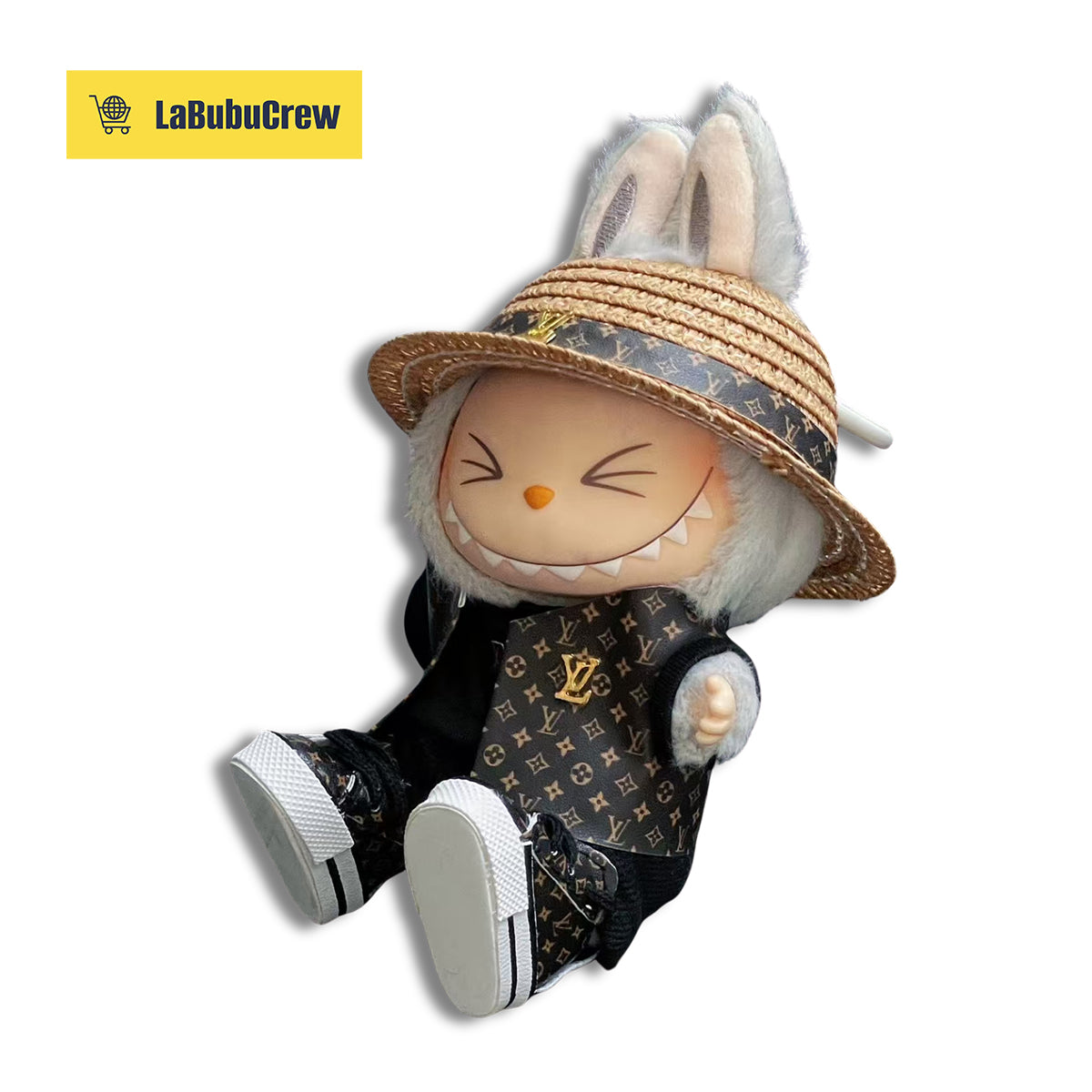 LabubuCrew Handmade 5-Piece Outfit Set – Metropolitan Classic Edition（Clothes Only）