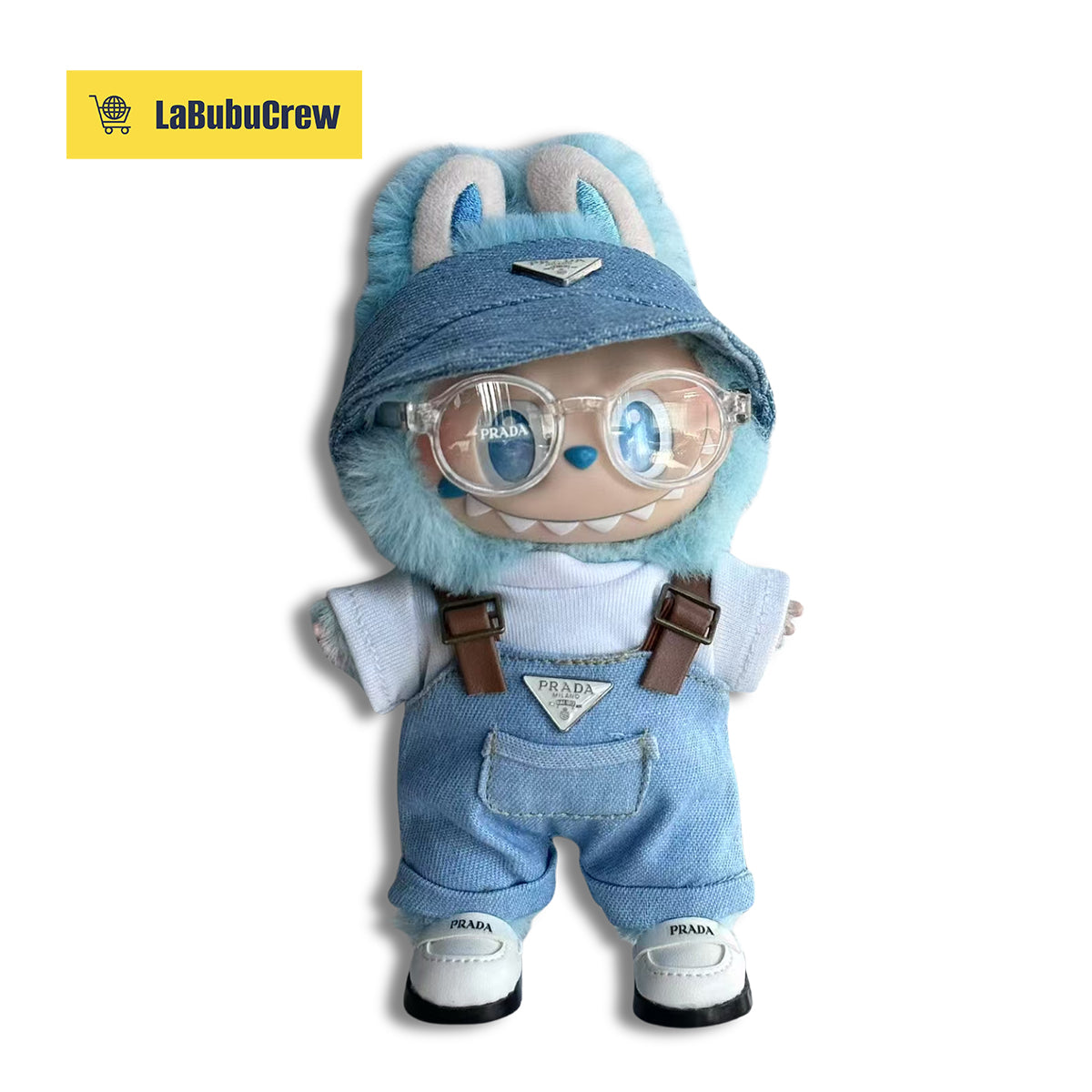 LabubuCrew Handmade 5-Piece Outfit Set – Modern Minimalist Edition（Clothes Only）